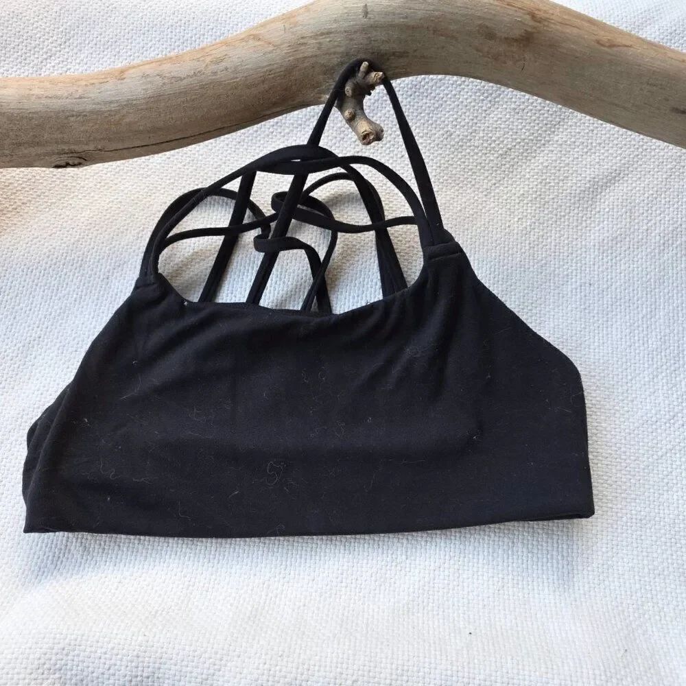 Athleta black solace bra